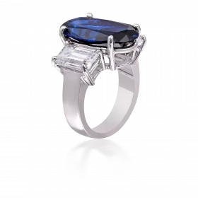 BLUE LOADED RING