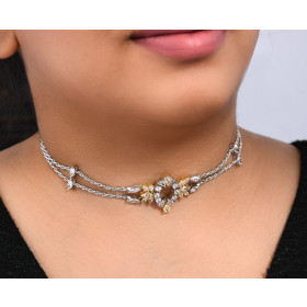 inflorescence choker necklace