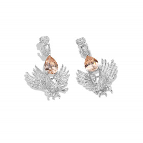 rising bird earrings