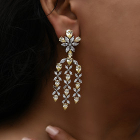 blossomy dangler earrings