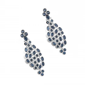 blu piatto earrings
