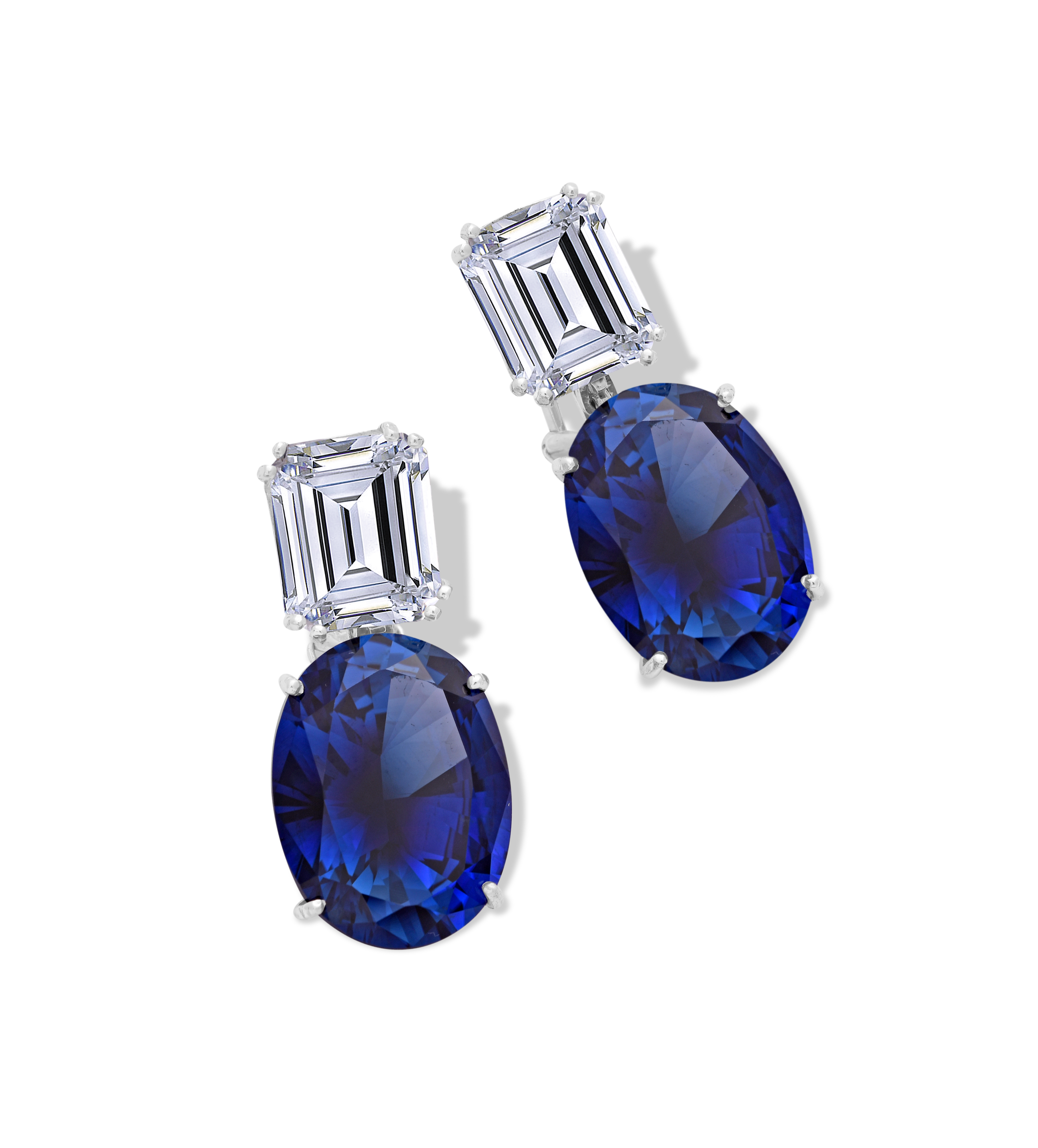 deep blu earrings
